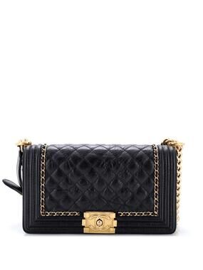 Chanel Jacket Boy Flap Bag Quilted Aged #301690C47B